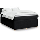  Krevet s oprugama i madracem crni 140 x 190 cm od tkanine | shoptok.hr