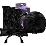  COOLCURL Sweet Dreams Satin Set - Black Cene