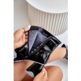 S. BARSKI Lacquered Heeled Boots Insulated With Decoration | shoptok.hr