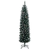  Umjetno tanko božićno drvce s 300 LED žarulja 180 cm | shoptok.hr