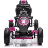Lean_Toys Gokart na pedala G18 z guma kolesi Roza | Shoptok.si