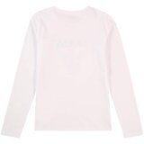 Guess Majica tamno roza / crna / prljavo bijela | shoptok.hr