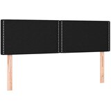 Krevet box spring s madracem LED crni 140x200 cm od tkanine | shoptok.hr