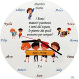  Personalizirane stenske ure – Unikatno darilo hvaležnosti za učiteljice in vzgojiteljice - 10. - 17926 | Shoptok.si