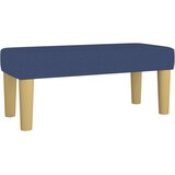  Krevet s oprugama i madracem plavi 100 x 200 cm od tkanine | shoptok.hr