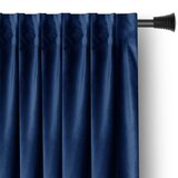 AmeliaHome Curtain VELVET color indigo style classic tape type of material - textiles velvet 140x270 | shoptok.hr