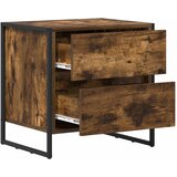  Noćni ormarić Dimni hrast 50 x 39.5 x 50 cm Konstruirano drvo | shoptok.hr