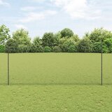 vidaXL ograjni stebri 22 kos U-kanal siva 140 cm jeklo, šesterokotna ograja siva 1,4x25 m jeklo Cene