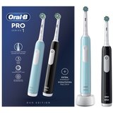 Oral-b ORAL B 2 električni zobni ščetki Pro 1 DUO, modra in črna | Shoptok.si