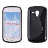  S silikonski ovitek Samsung Galaxy S Duos S7562, Trend S7560, Trend Plus črn Cene