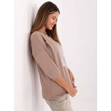 RELEVANCE Blouse-RV-BZ-A820.27P-dark beige | Shoptok.si
