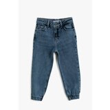 Koton Girl's Medium Indigo Jeans Cene
