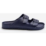 EVENTO Men's Lightweight Foam Sandals with Buckles Navy Avatara | ePonuda.com