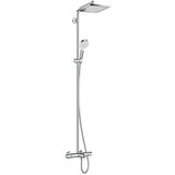 Hansgrohe crometta e 240 termostatski usponski tuš sa izlivom 27298000 | ePonuda.com