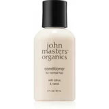 John Masters Organics Citrus & Neroli Conditioner vlažilni balzam za normalne lase brez sijaja 60 ml