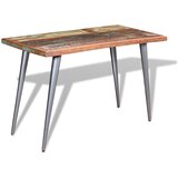  Blagovaonski stol od masivnog obnovljrnog drva 120 x 60 x 76 cm | Eponuda.com
