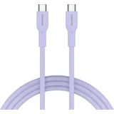 cable OnWire 60CL C-C 60W COLOR Braided 1m Purple