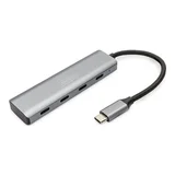 USB-C 4 Port HUB dunkelgrau 4x