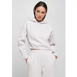 UC Curvy Women's short oversized hoodie with soft lilac