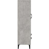  Visoka omarica betonsko siva 70x31x115 cm konstruiran les, (20654346) | Shoptok.si