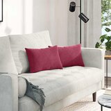 vidaXL jastučići za sofu 2 pcs boja crnog vina 50 x 30 cm Cijene