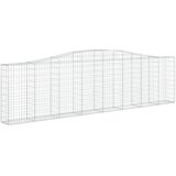  Lučne gabionske košare 4 kom 400x30x100/120cm pocinčano željezo | shoptok.hr