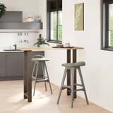  Noge za barski stol Prirodni čelik 2 kom 40 x (110-111) cm Čelik | Eponuda.ba