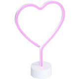 Trio Leuchten Neon tafellamp wit incl. LED - Amore Cene