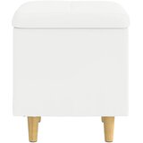  Otoman za pohranu Bijeli 40 x 40 x 45 cm Umjetna koža | Eponuda.com