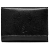Semiline Velika moška denarnica P8263-0 Črna