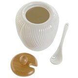 Zdjela za Šećer DKD Home Decor Bijela Prirodno Bambus Porculan 31 x 9 x 7 cm 4 Dijelovi | shoptok.hr