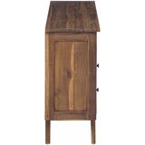  Kreveta s ladicama Prirodna 100 x 30 x 68 cm Čvrsto teak drvo | shoptok.hr