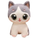 Plišana igračka Mačka za maženje 21cm - sivo/bijela | shoptok.hr