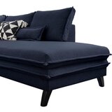 P & B SEDEŽNA GARNITURA, mikrovlakna temno modra | Shoptok.si