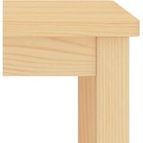 vidaXL Nočna omarica svetli les 35x30x47 cm trdna borovina | Shoptok.si