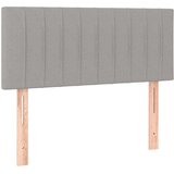 vidaXL Box spring postelja z vzmetnico svetlo siva 90x190 cm | Shoptok.si
