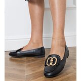 Gemre Black women's loafers with gold embellishment Frada | shoptok.hr