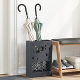 vidaXL Stalak za kišobrane Antracit Metal Srednji Dekorativni detalji | shoptok.hr