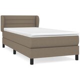  Krevet s oprugama i madracem smeđesivi 80x200 cm od tkanine | shoptok.hr