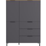 Germania Siva visoka komoda v hrastovem dekorju 109x146 cm California - Germania Cene