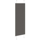 vidaXL Plisirana roleta crna 40x150 cm širina tkanine 39,4 cm | shoptok.hr