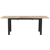 Venture Home Panama pravokutni vrtni blagovaonski stol 152 × 90 cm, crni | shoptok.hr