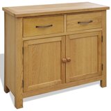  Bočna komoda od masivne hrastovine 90 x 33,5 x 83 cm | shoptok.hr