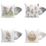 Mila Home Ukrasne jastučnice u setu 4 kom s uskršnjim motivom 43x43 cm – Cijene