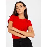 BASIC Feel Good Red cotton women's t-shirt BASIC | shoptok.hr