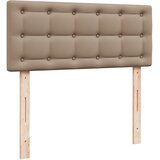  s oprugama i madrac cappuccino 90x190 cm od umjetne kože | shoptok.hr