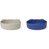Liewood set 2 skledic iz silikona vanessa mist/surf blue mix | Shoptok.si