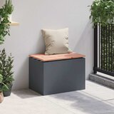  Vrtna klupa 1-Broj sjedala 60 x 40 x 43 cm Čelik Antracit | shoptok.hr