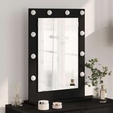 vidaXL Ogledalo za Toalet Crni Hrast Drvo 70 x 50 x 18 cm Cijene