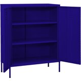 Furnova Omara za shranjevanje mornarsko modra 80x35x101,5 cm jeklo, (21956086) | Shoptok.si